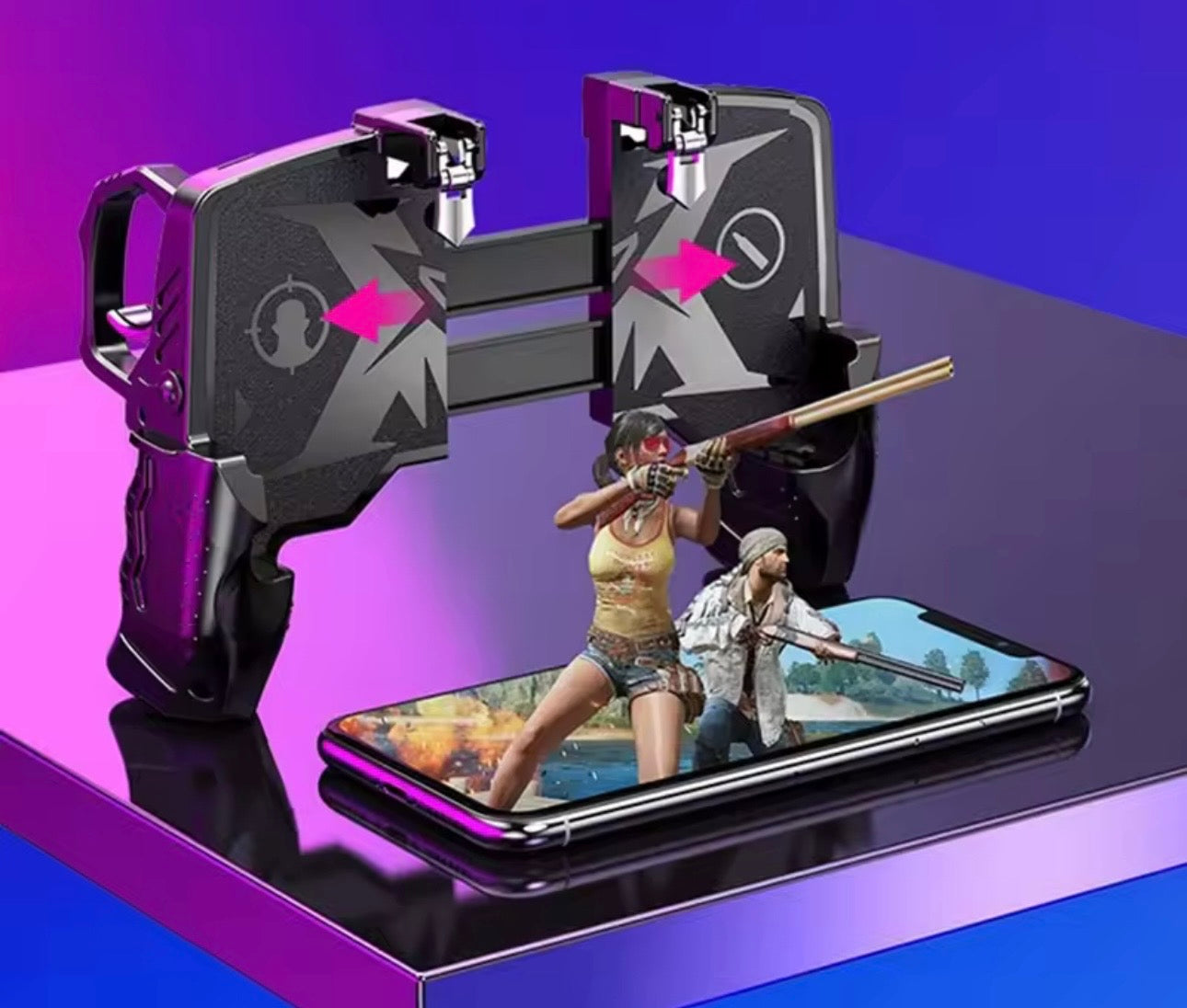 PUBG contrôleur contrôle pour téléphone manette de jeu Joystick Android iPhone déclencheur gratuit feu Mobile jeu P